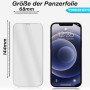 Panzerfolie für iPhone 12 Pro Display Schutzglas Verbundglas 9H Hartglas Klar