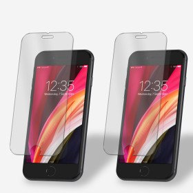 2x Panzerfolie für iPhone 7 / iPhone 8 Display Schutzglas 9H Echt Hartglas Klar