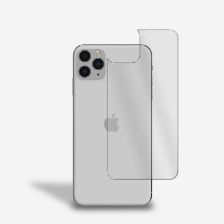 Rückseite Panzerfolie für iPhone 11 Pro Rückseitenschutz Schutz Glasfolie Klar