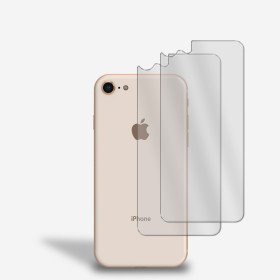 2x Rückseite Panzerfolie für iPhone SE 2020 / SE 2022 Rückseitenschutz Glas Klar