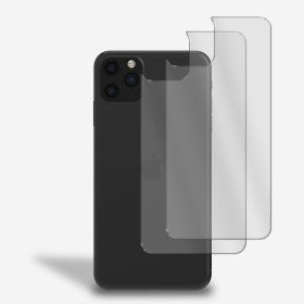 2x Rückseite Panzerfolie für iPhone 11 Pro Max Rückseitenschutz Glasfolie Klar