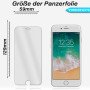 2x Panzerfolie für iPhone 6s Vorder + Rückseite Schutzglas 9H Echt Hartglas Klar