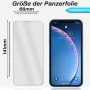 2x Panzerfolie für iPhone XR Vorder + Rückseite Schutzglas 9H Echt Hartglas Klar