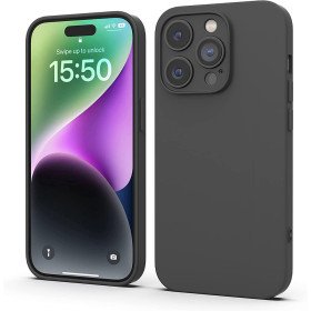 Hülle für iPhone 14 Pro Max Handy Schutz Tasche Case Slim Cover Schwarz Matt