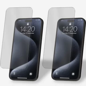 2x Panzerfolie für iPhone 15 Pro Display Schutz Verbundglas 9H Echt Glas Klar Zaluxis 5,93 €