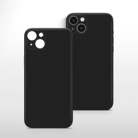 Hülle mit Kameraschutz für iPhone 15 Silikon Case - Schwarz Zaluxis 5,99 €