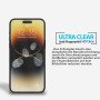 Schutz Hülle mit Kameraschutz für iPhone 14 Pro Schwarz Case / 2x Panzerglas