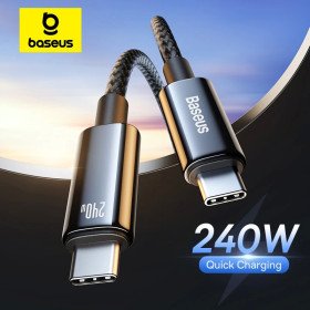 240W PD Unterstützung: Baseus Superschnelles Ladekabel für iPhone, MacBook, iPad