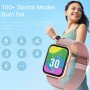 2024 Anruf Smartwatch für Frauen Wasserdicht, Bluetooth-Musik, Anruf, Full-Touch