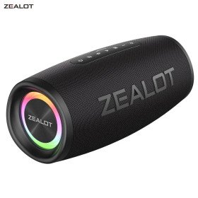 Zealot S56: 40W Bluetooth-Lautsprecher, Starker Bass, IPX6, Ideal für Camping