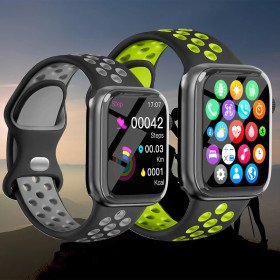 Smartwatch Anrufe Nachrichten Musik Gesundheit Sport Armband für Frauen Männer