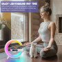 Wireless Charger Stand mit Bluetooth Lautsprecher, RBG Nachtlicht, Wecker