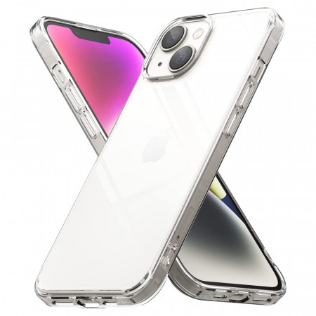 Hülle für iPhone 14 Plus Handy Hülle Kameraschutz Case Silikon Cover Bumper Klar