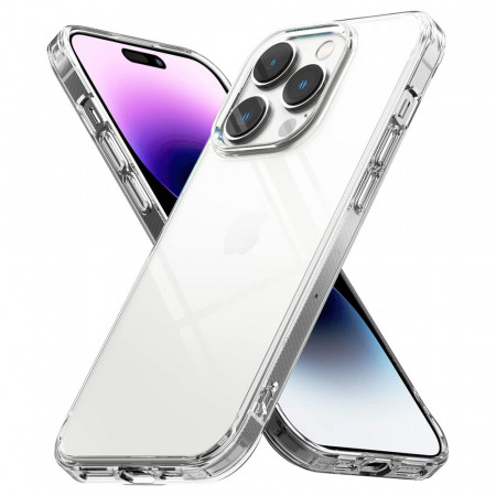 Hülle für iPhone 14 Pro Handy Hülle Kameraschutz Case Silikon Cover Bumper Klar