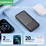 Rocoren 10000mAh Power Bank: Externe Batterie, Schnellladefunktion