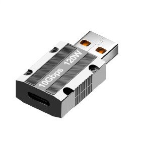 Uslion Typ C zu USB Adapter 120W OTG Konverter, 10 Gbit/s Daten