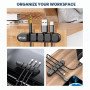 Silikon Kabel Clips Flexible Organizer USB-Kabel Management