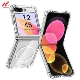 Magsafe Hülle Acryl TPU Airbag Magnet Panzerung für Samsung Galaxy Z Flip 6