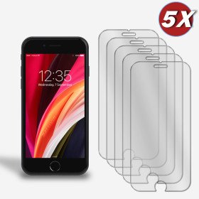 5er-Pack Display Glasfolie für iPhone 7 / iPhone 8 Panzerglas 9H Echt Hartglas