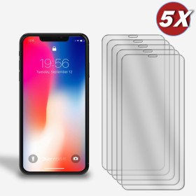 5er-Pack Display Glasfolie für iPhone XS Panzerglas 9H Hartglas Schutzglas