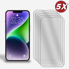 5er-Pack Display Glasfolie für iPhone 13 Panzerglas 9H Hartglas Schutzglas