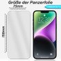 5er-Pack Display Glasfolie für iPhone 14 Plus Panzerglas 9H Hartglas Schutzglas