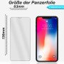 10x Panzerfolie Display Schutz Glasfolie für iPhone XS Echt Hartglas 9H Klar