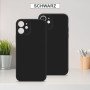 Hülle für iPhone 12 Mini Schutzhülle Kameraschutz Case Silikon Cover Schwarz