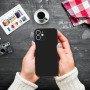 Hülle für iPhone 12 Mini Schutzhülle Kameraschutz Case Silikon Cover Schwarz