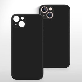 Hülle für iPhone 13 Mini Schutzhülle Kameraschutz Case Silikon Cover Schwarz