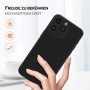 Hülle für iPhone 14 Pro Schutzhülle Kameraschutz TPU Case Silikon Cover Schwarz