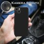 Hülle für iPhone 15 Plus Schutzhülle Kameraschutz Case Silikon Cover Schwarz