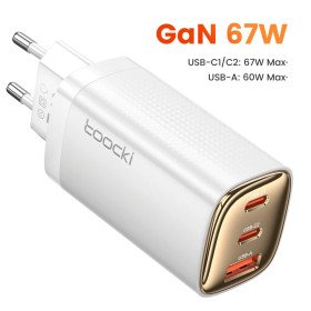 Toocki 67W USB-C Ladegerät | Schnellladung für iPhone & Samsung