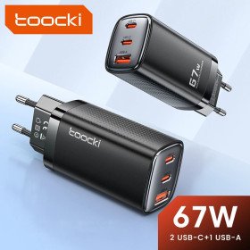 Toocki 67W USB-C Ladegerät | Schnellladung für iPhone & Samsung