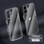 Stoßfeste Transparente Hülle Gehärtetes Glas Hardcover für iPhone