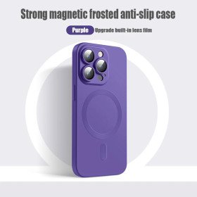 Luxus Anti-Rutsch Softcase für iPhone 16 Pro Max / Plus Magsafe & Linsenschutz