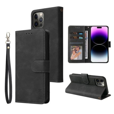 Leder Brieftasche Handyhülle für iPhone 15 14 13 12 11 Pro Max Flip-Card Halter
