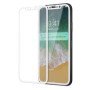 Voll Schutzglas 9H für iPhone X / Xs Vollabdeckung Panzerfolie Echt Glas - Weiss