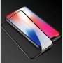 5D Panzerfolie für iPhone X / XS Schutzglas Vollabdeckung Echt Glas 9H - Schwarz