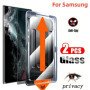 2x Panzerglas Gehärtetes Sichtschutzglas für Samsung S22 S23 S24 S25 Ultra