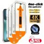 3 Stück Panzerglas für iPhone 17 Pro Max & 17 Air Schutzglas Rahmen