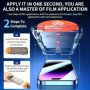 3 Stück Panzerglas für iPhone 17 Pro Max & 17 Air Schutzglas Rahmen
