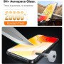 2 Stück Panzerglas mit Rahmen für iPhone 17 Pro Max & 17 Air