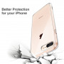 Schutzhülle für iPhone 7 Plus / 8 Plus Schutzkamera Handy Hülle Cover Case Klar